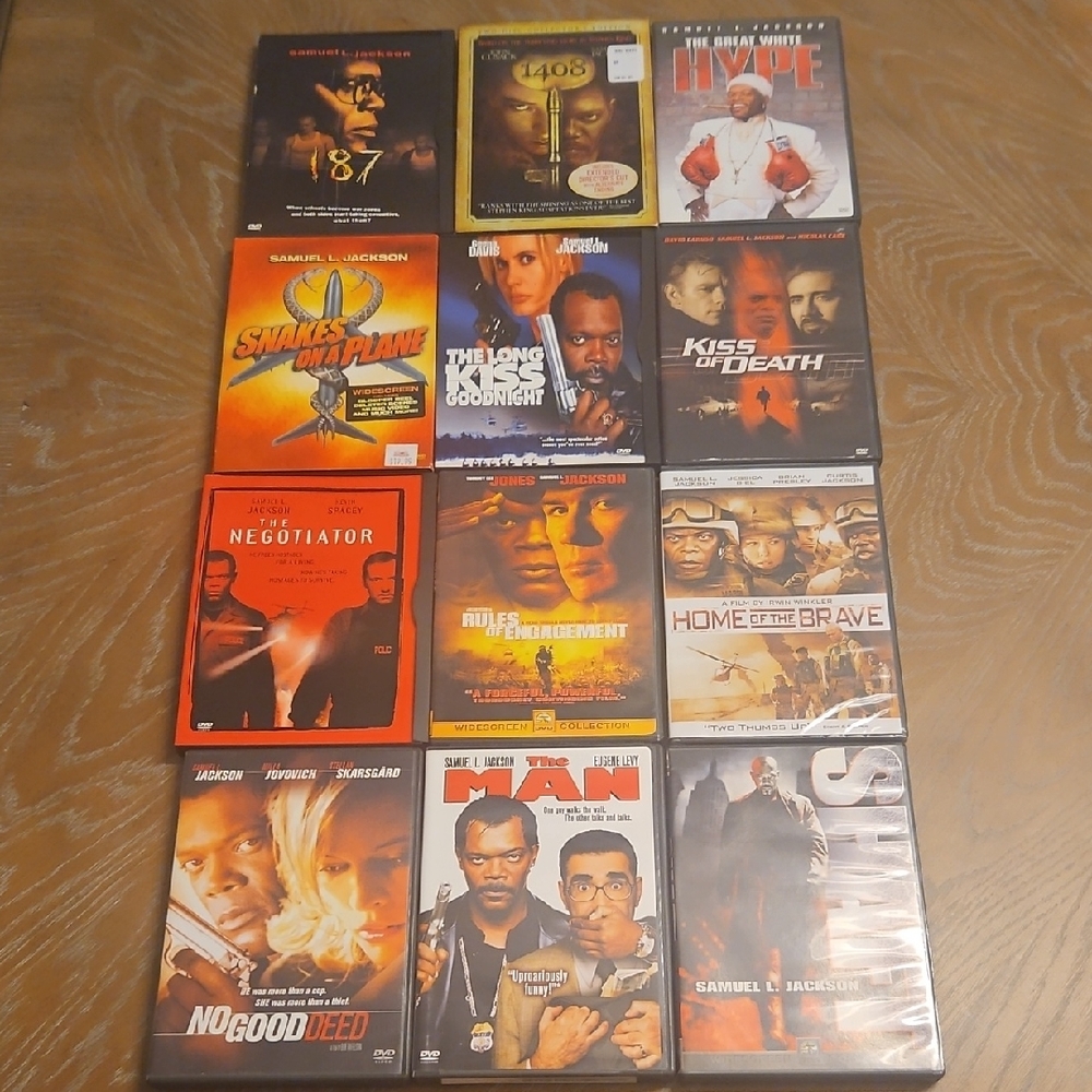 12 DVD LOT Samuel L Jackson